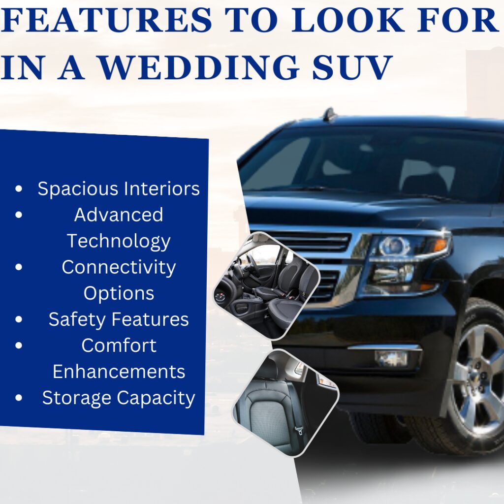 Wedding SUV Chauffeur Service: Elevate Your Wedding Transportation Experience.